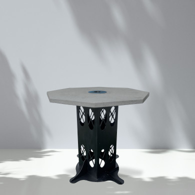 Table haute d'extérieur Nuit Boréale SERENITEA