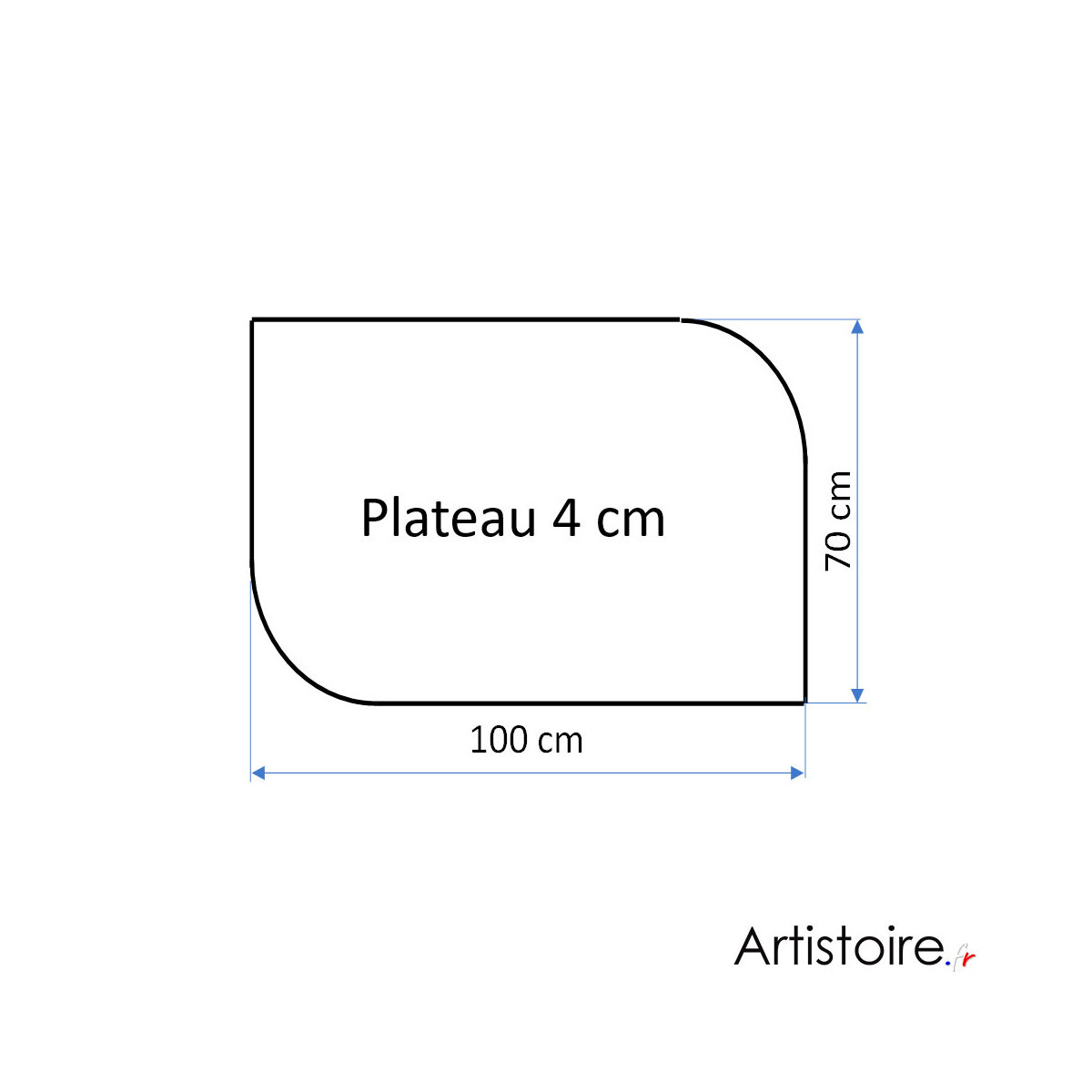 Forme de la table basse intérieur en coulis minéral micro-terrazzo gris