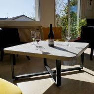 Table basse d'intérieur "Essence Minérale" Forme 2