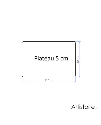 Forme de la table basse d'intérieur "Essence minérale" en béton ciré